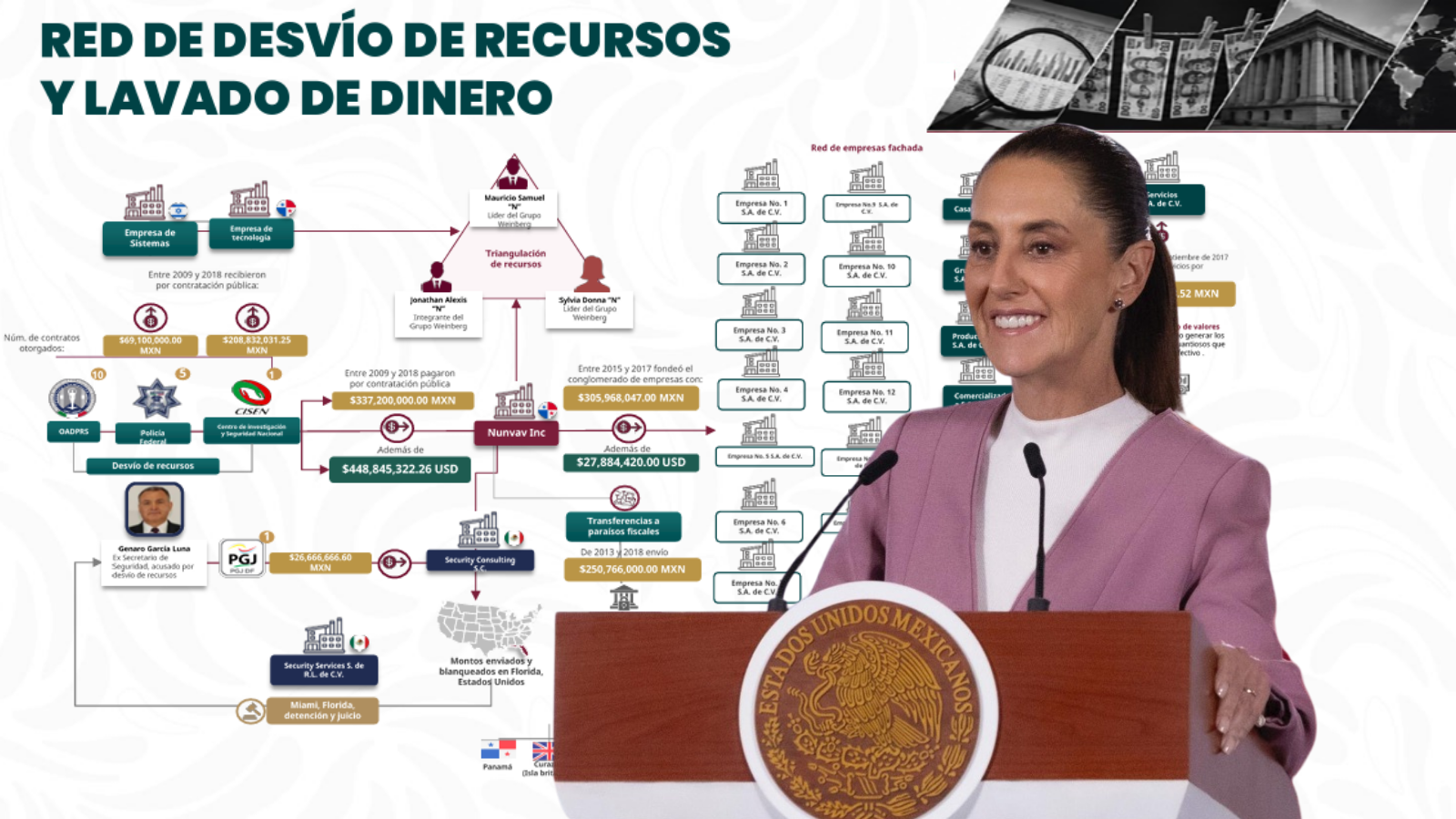 caso garcía luna sheinbaum montaña de guerrero
