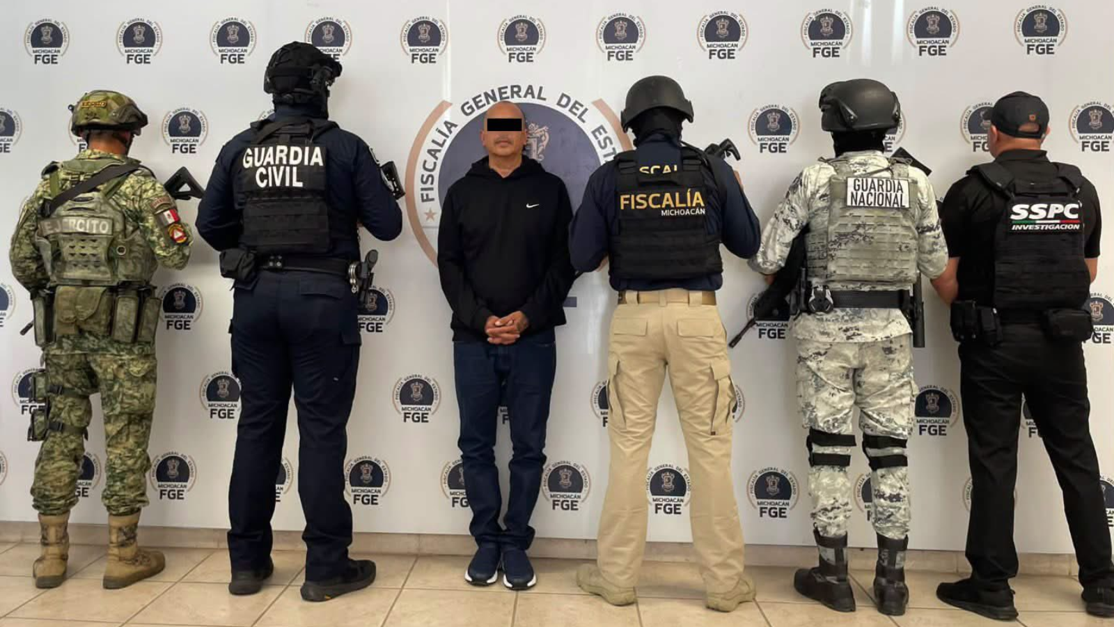Capturan en Michoacán a El Señor de la T coordinador regional del CJNG