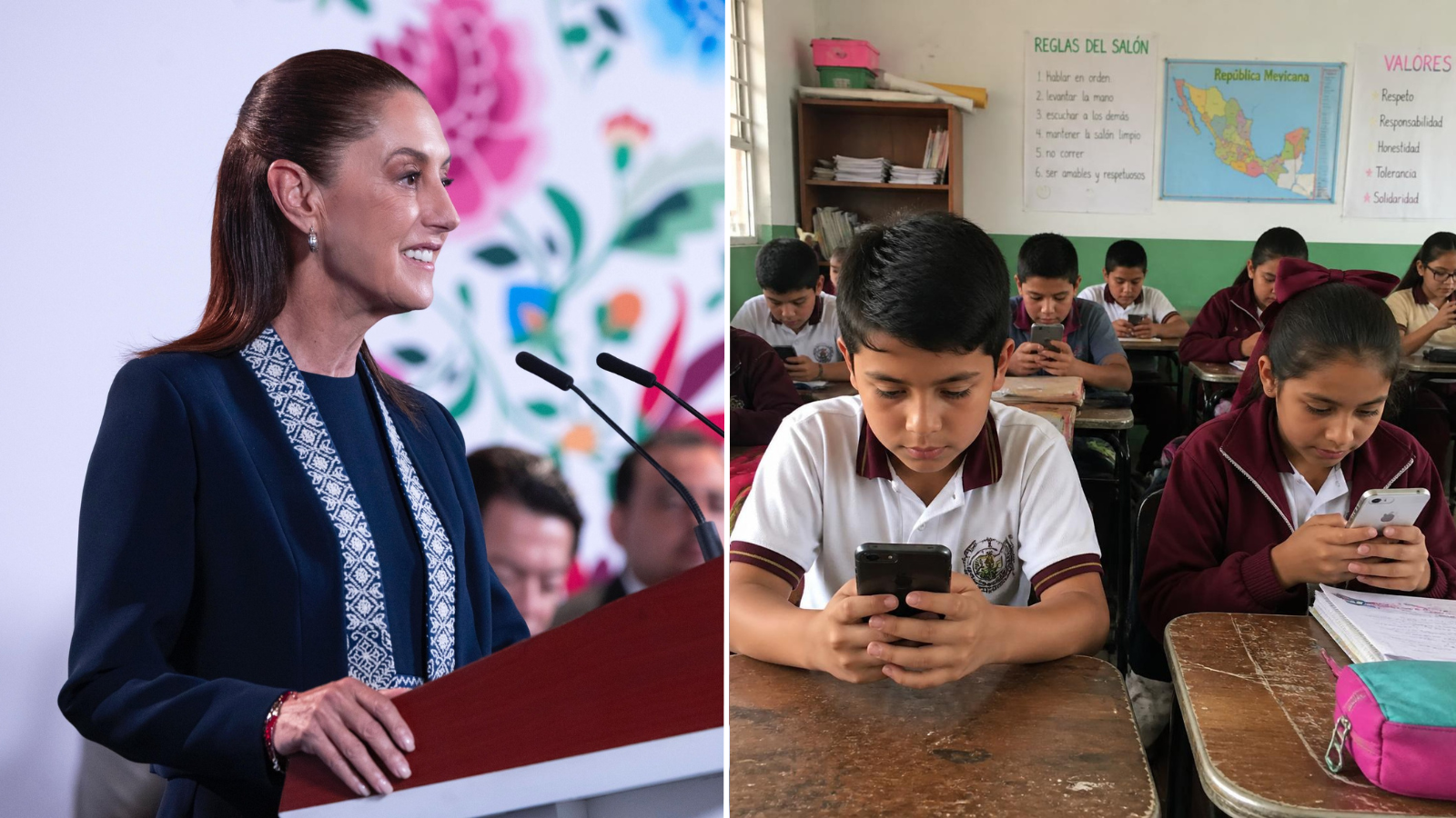 El 3 de noviembre entrará en vigor la regulación del uso de celulares en escuelas