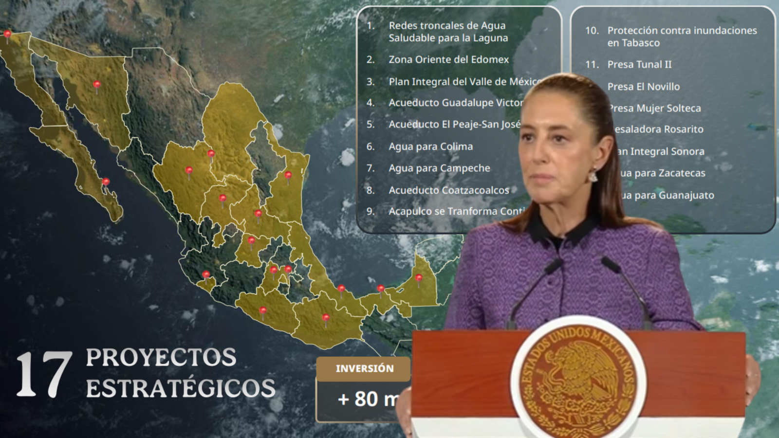 Sheinbaum destaca aumento de viviendas con acceso a agua entubada