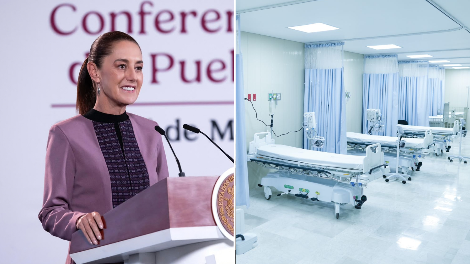 camas nuevas de hospital Sheinbaum