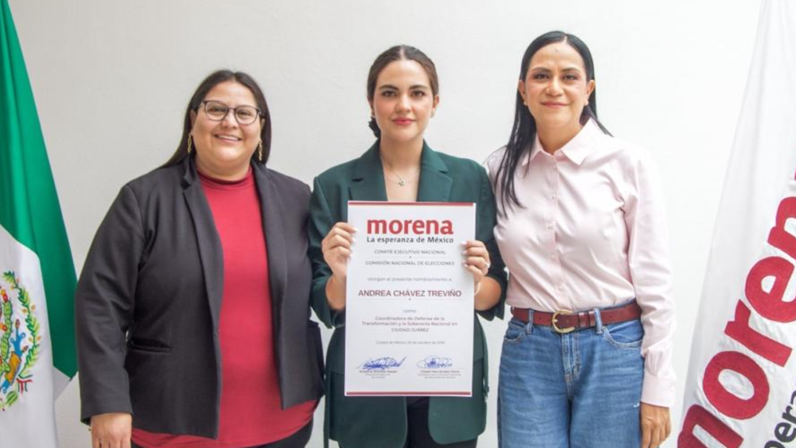 Andrea Chávez Treviño Ciudad Juárez Chihuahua Morena