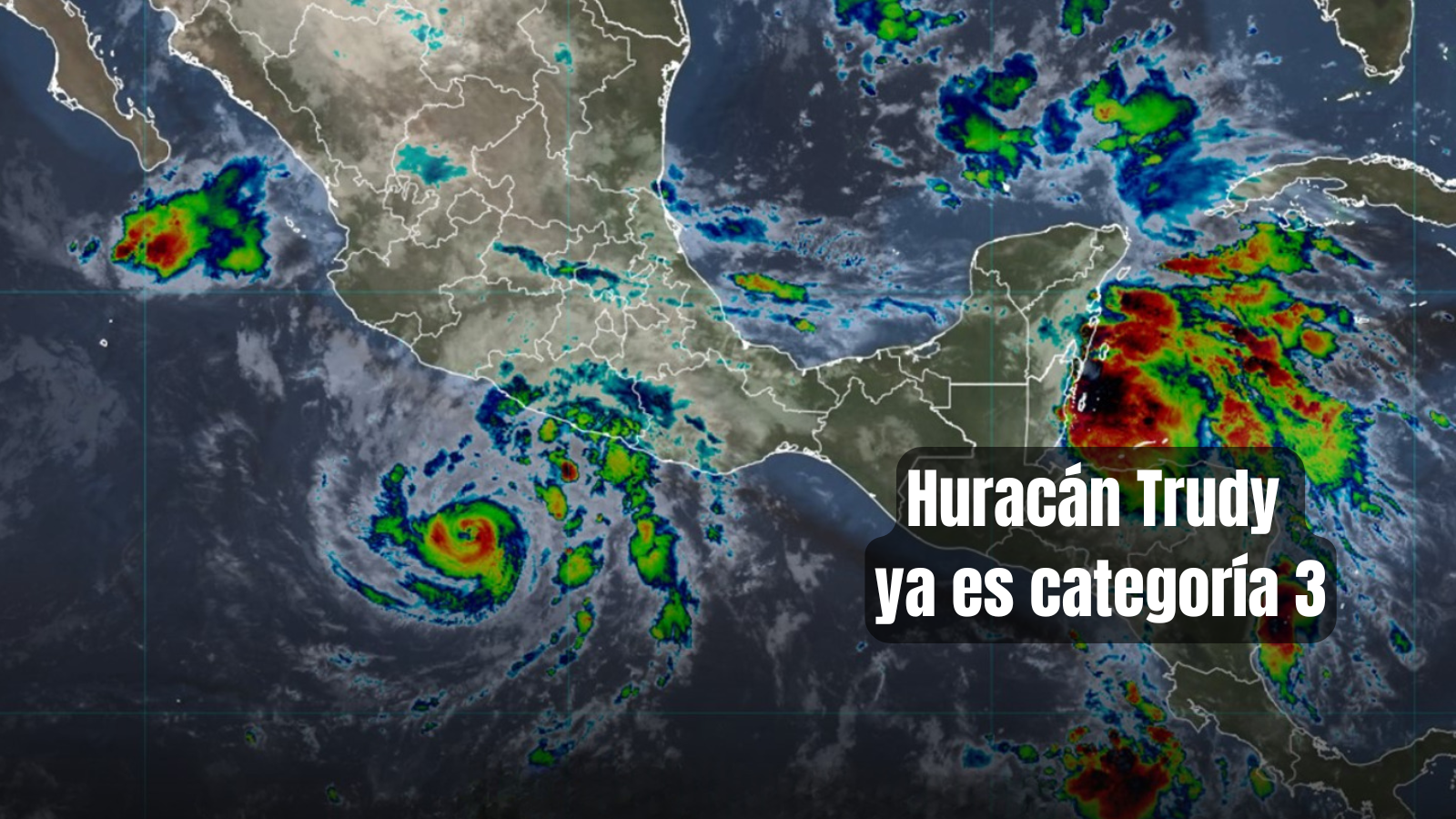 Huracán Trudy Categoría 3