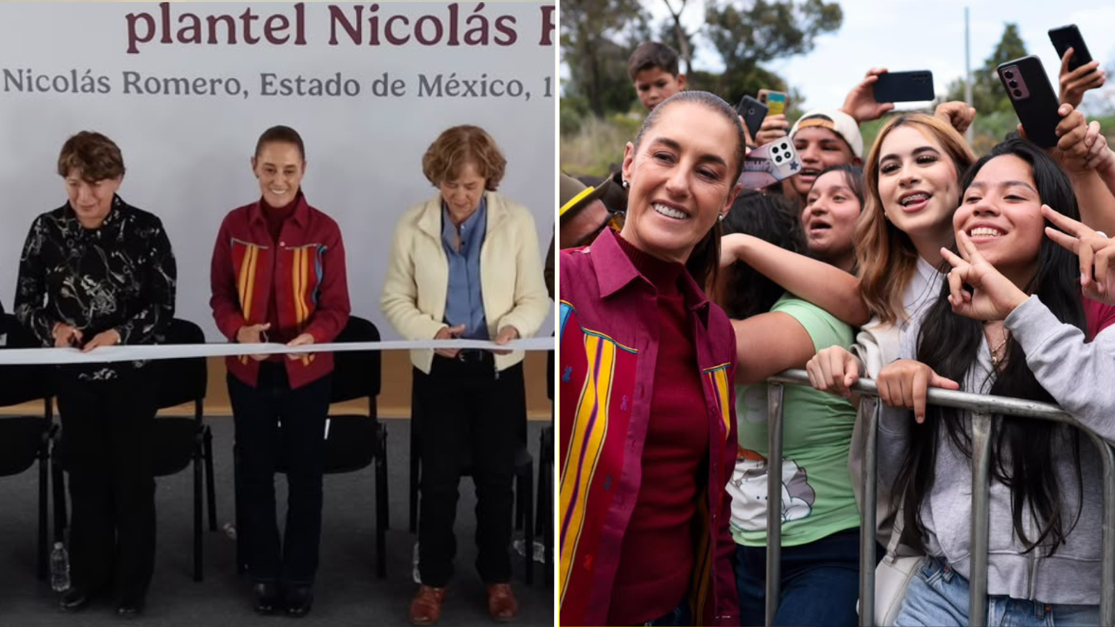 Inaugura Sheinbaum la Universidad Rosario Castellano en Nicolás Romero, EdoMéx
