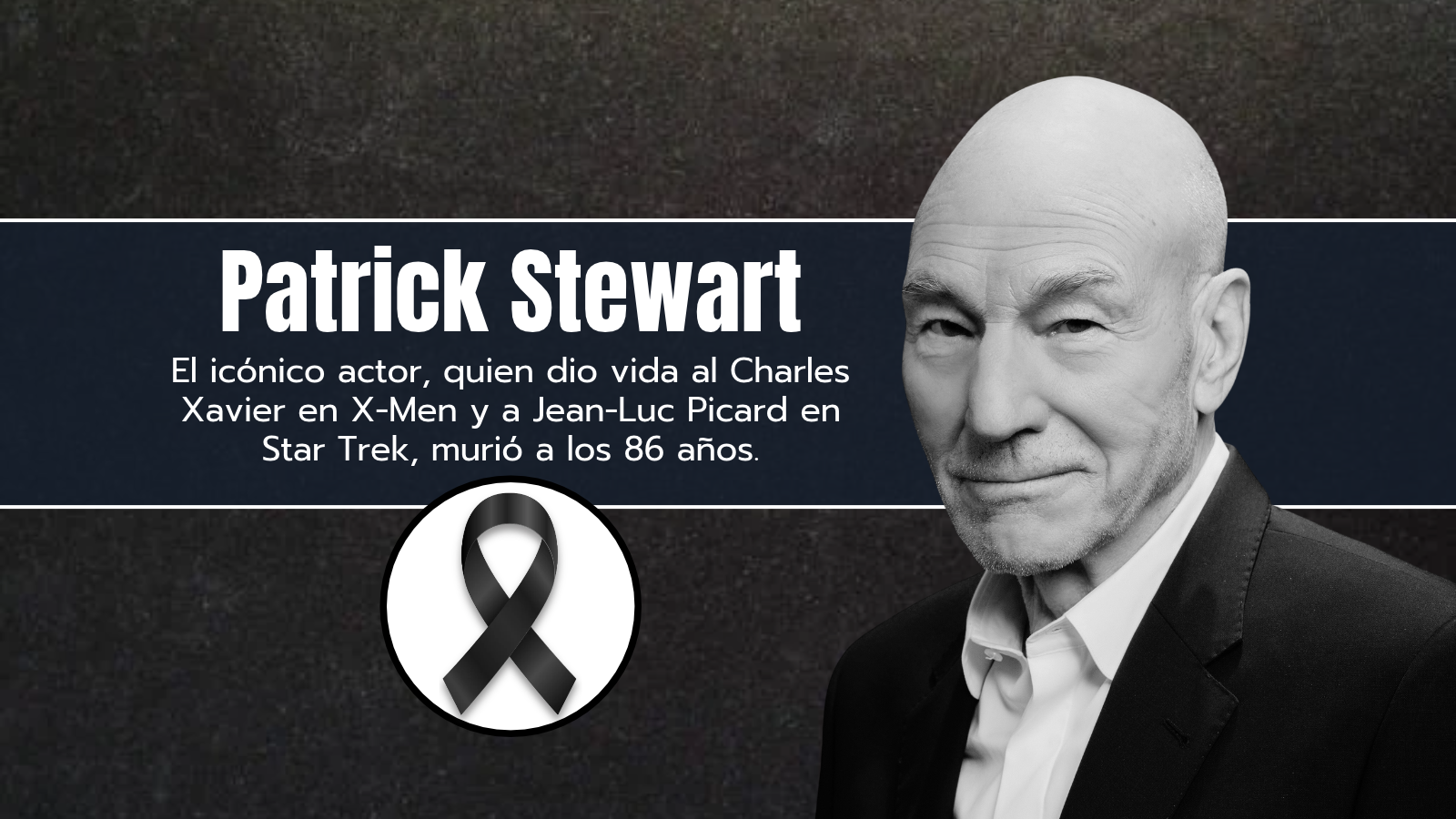 Patrick Stewart murió
