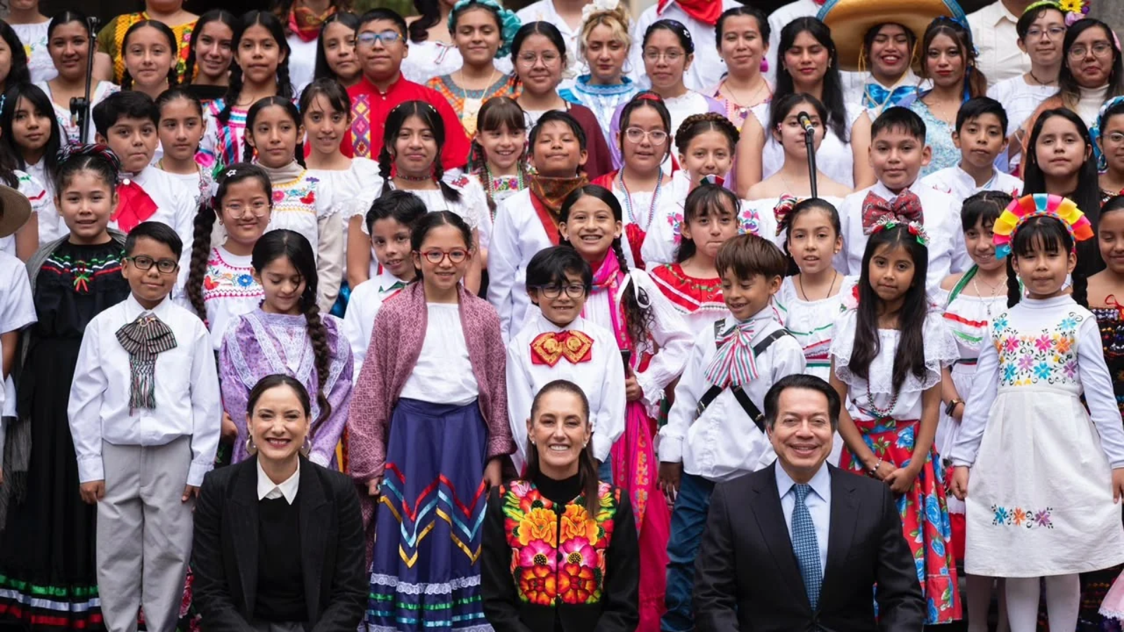 Sheinbaum presenta el primer concurso nacional de coros escolares